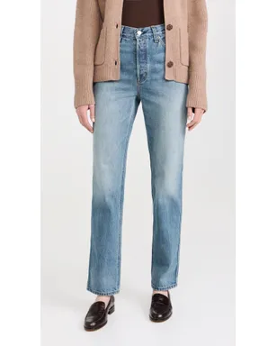 Alex Mill カルラ ハイライズ・ストレートジーンズ ヴィンテージライトウォッシュ - サムネイル2