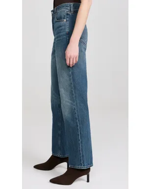 Alex Mill Bev リラックス ジーンズ ヴィンテージ ダーク インディゴ - サムネイル4