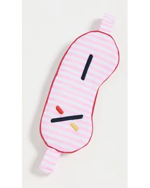 Alex Mill P'Jimmies スリープマスク ピンクストライプ - サムネイル2