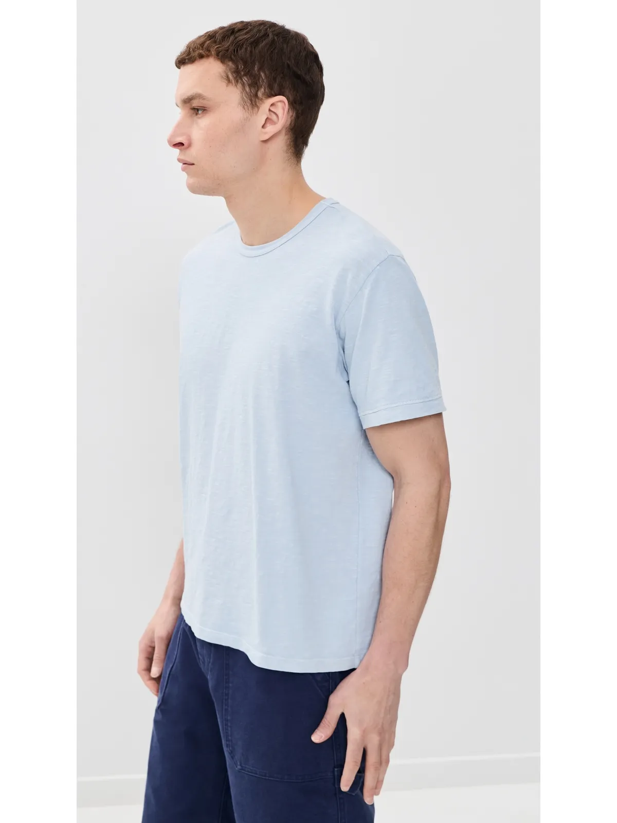 Alex Mill スタンダード Tシャツ（スラブコットン／Calm Blue） - 画像4