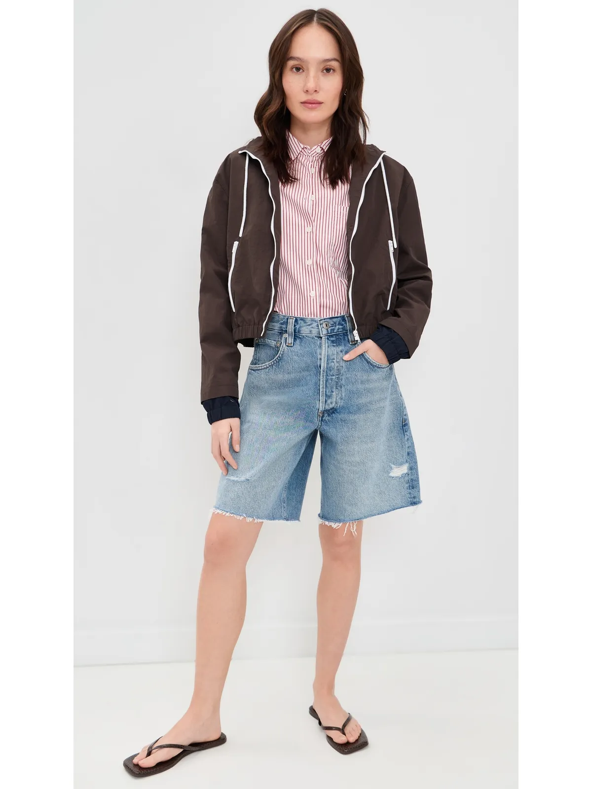 Alex Mill Jo Shirt ストライプ柄 ボタンダウンシャツ - 画像5