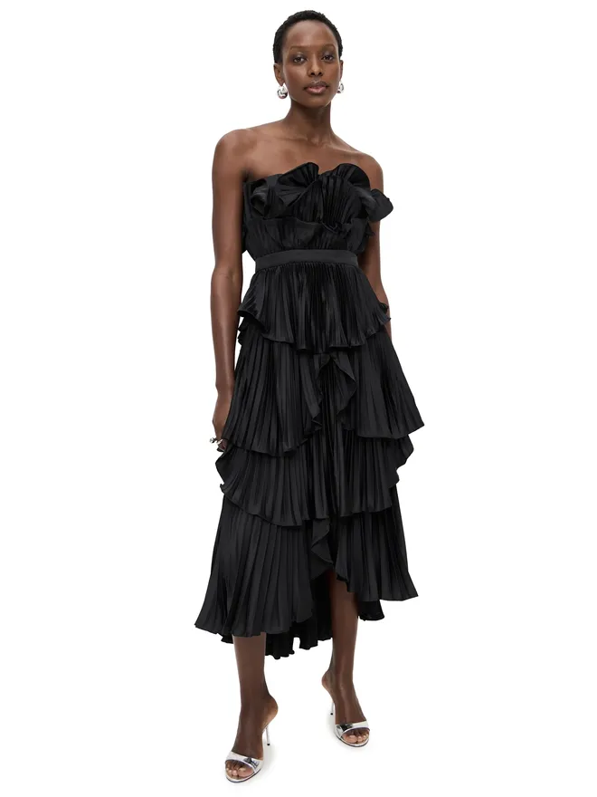 AMUR AMUR Judah Scallop Pleated Dressの商品画像