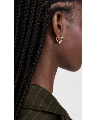 Annika Inez スモールハートフープピアス - サムネイル3