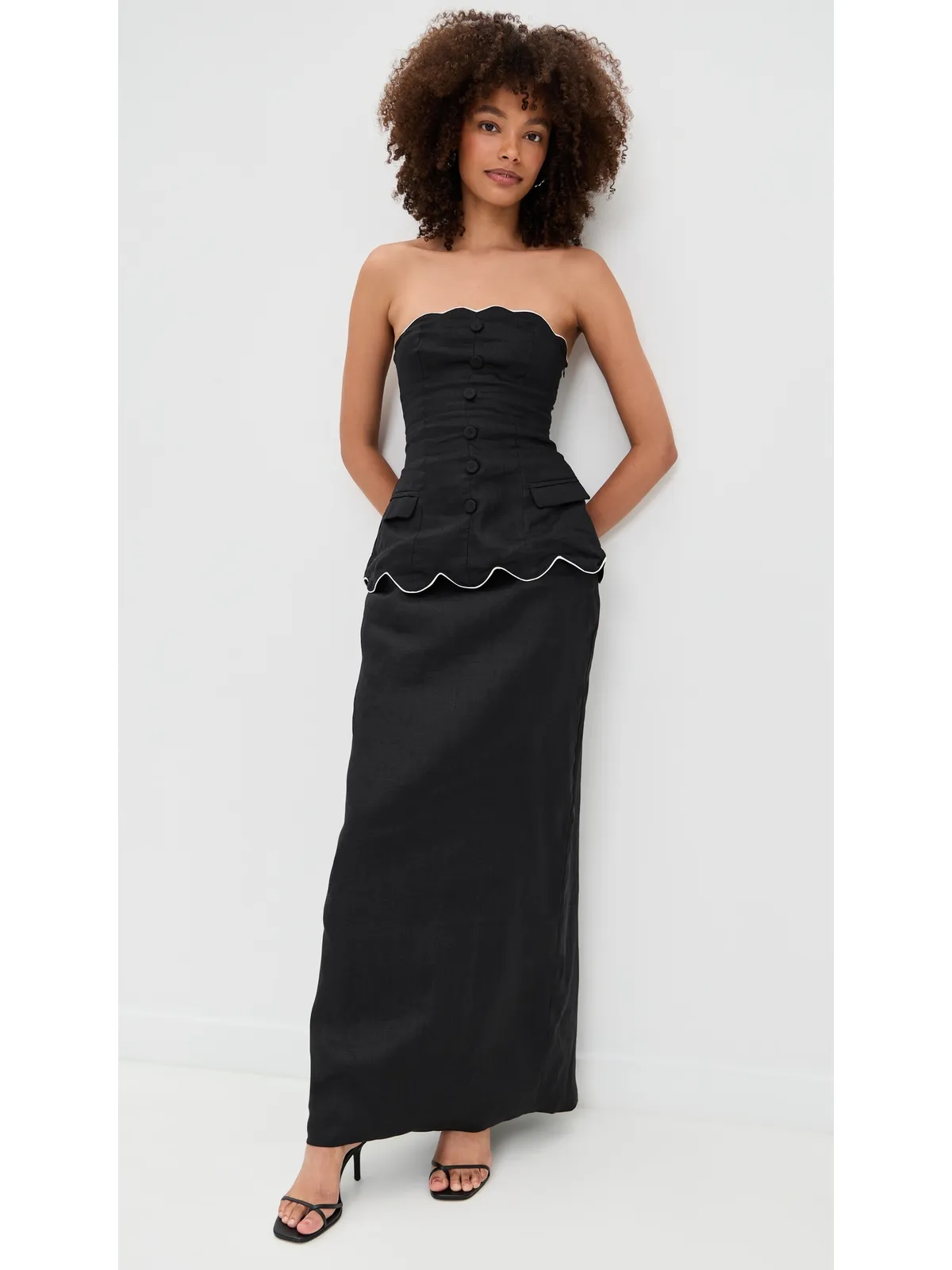 Ancora Ravena Skirt ブラック - 画像5