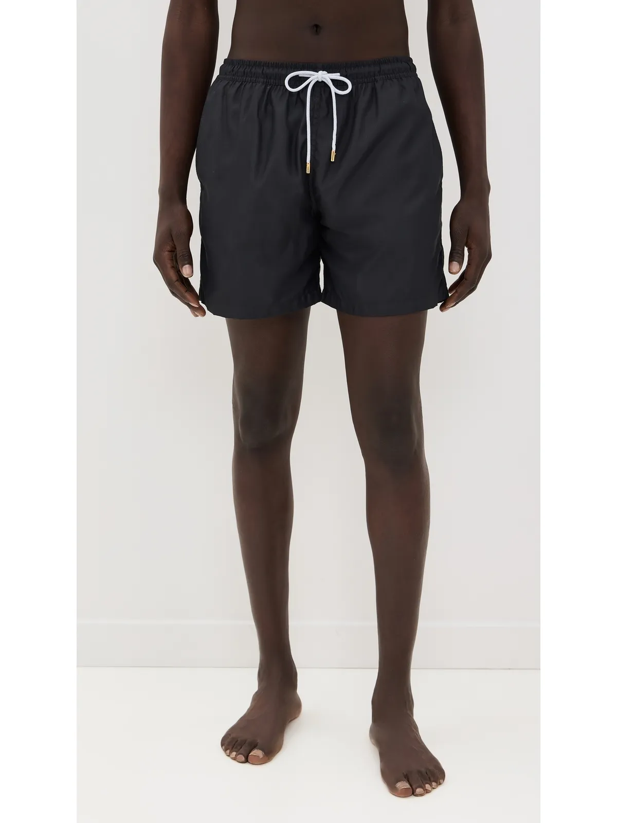 Ancora Deco Basic Swim Trunks Black - 画像2