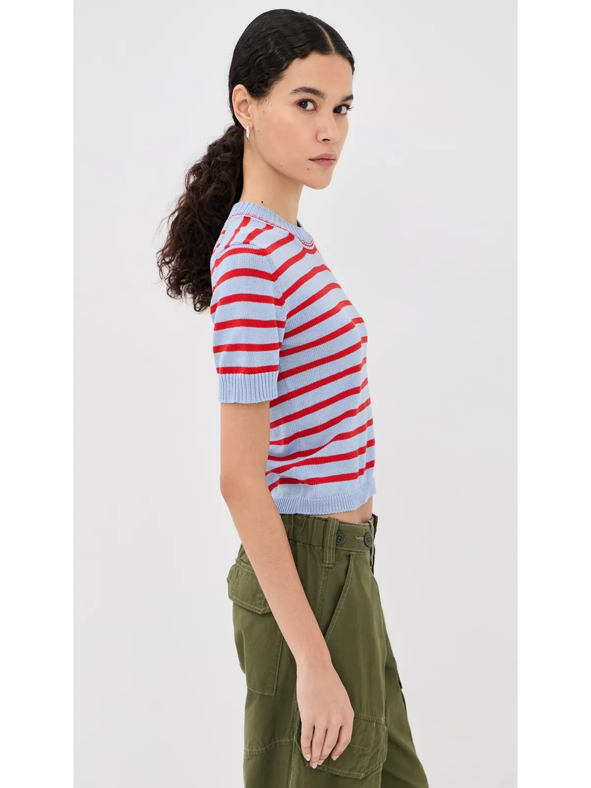 Daughter ブレトンニットTシャツ（ストライプ） - 画像4