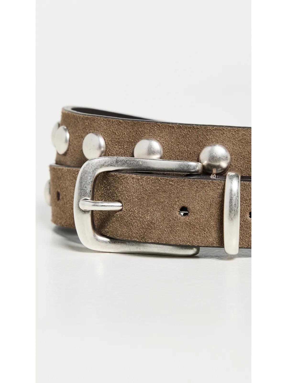Anderson's Slim Studded Suede Belt - 画像5