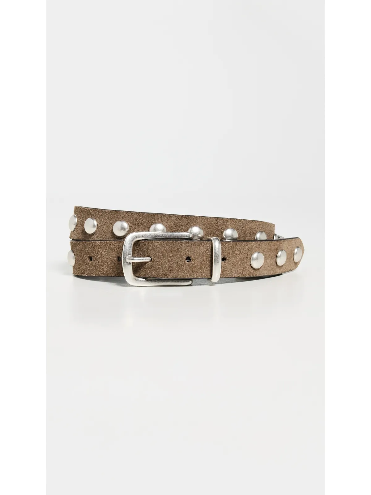Anderson's Slim Studded Suede Belt - 画像2