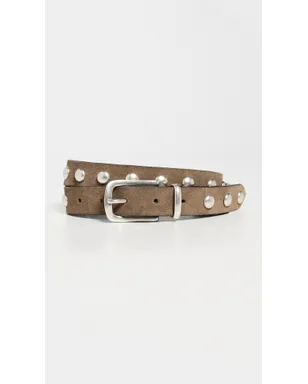 Anderson's Slim Studded Suede Belt - サムネイル2