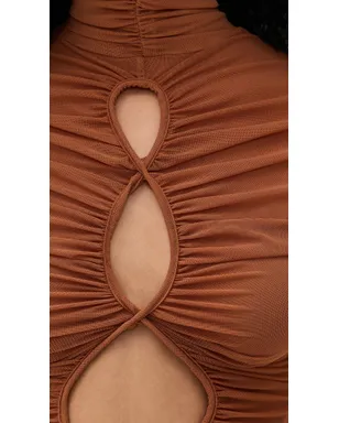Andrea Iyamah Salle メッシュ タンガボディスーツ - サムネイル6