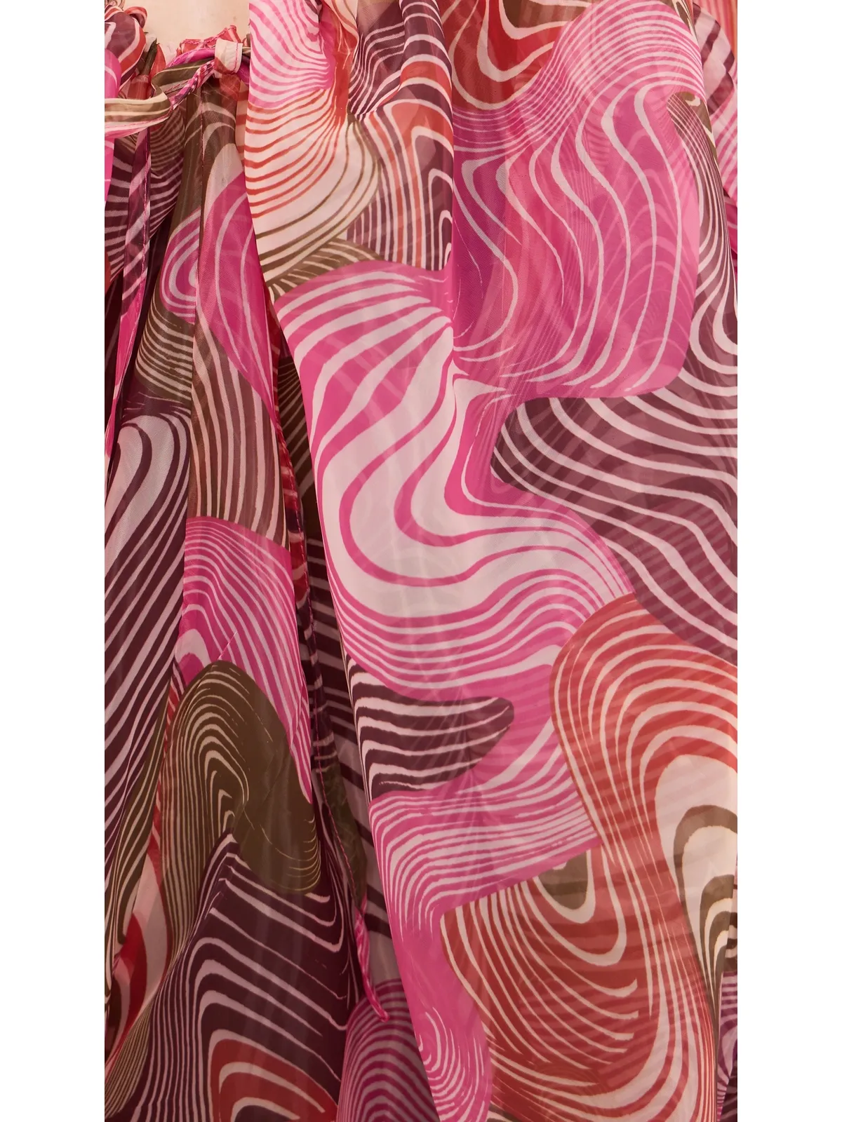 Andrea Iyamah Banda Bubble Romper Cordalt Print - 画像6