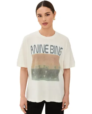 ANINE BING ケイド・マッシュルームズ Tシャツ オフホワイト M - サムネイル1