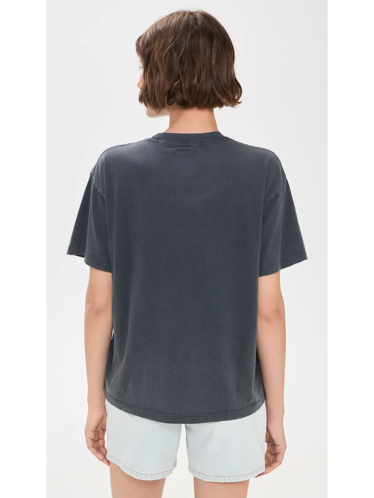 ANINE BING ケイド パームス Tシャツ ウォッシュドグレー M - 画像3