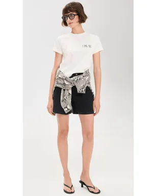 ANINE BING I See You I Love You Shelley Tシャツ クリーム色 - サムネイル5