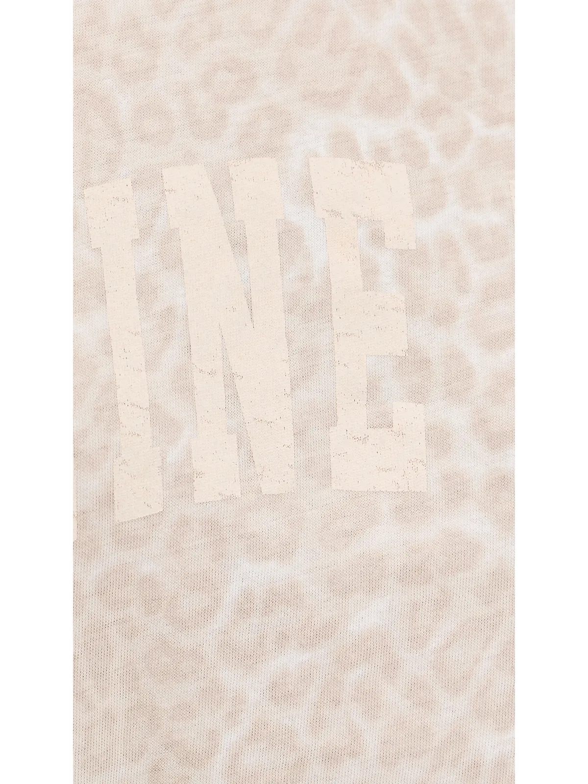 ANINE BING Cade Tee Washed White Leopard - 画像6