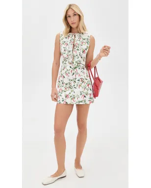 Another Girl Chili Print Tie Front Mini Dress Multi - サムネイル5
