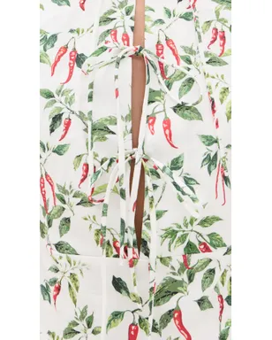 Another Girl Chili Print Tie Front Mini Dress Multi - サムネイル6