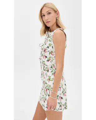 Another Girl Chili Print Tie Front Mini Dress Multi - サムネイル4