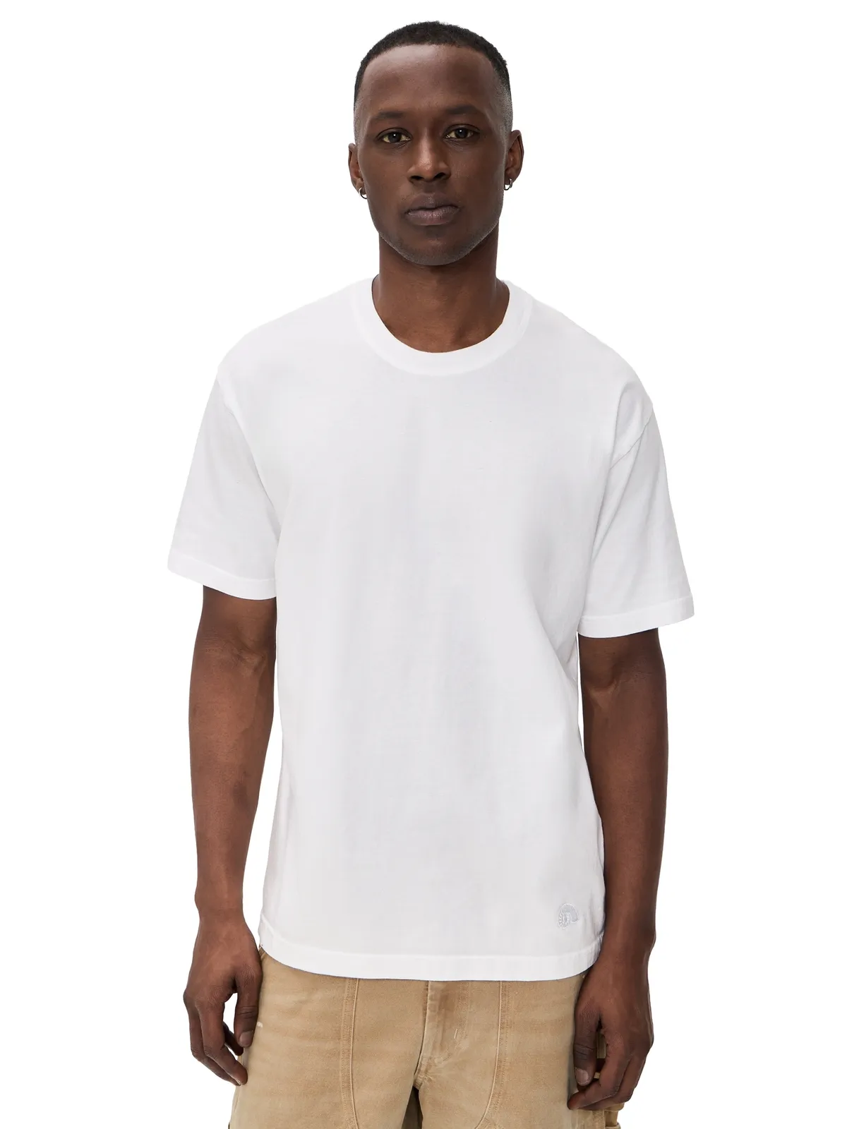 Aaron Levine クルーTシャツ ホワイト - 画像1