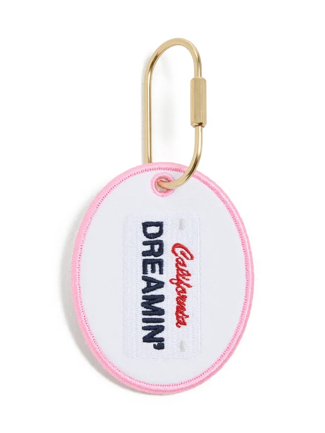 Abbode Abbode ライセンスプレートチャーム ピンクの商品画像