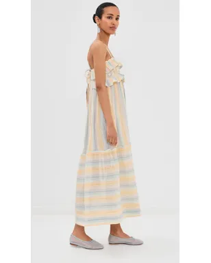 Alix of Bohemia Ida Sunwash Stripe Dress Multi Color - サムネイル5