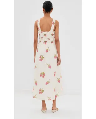 Alix of Bohemia Kay Strawberry Dot Dress オフホワイト - サムネイル3