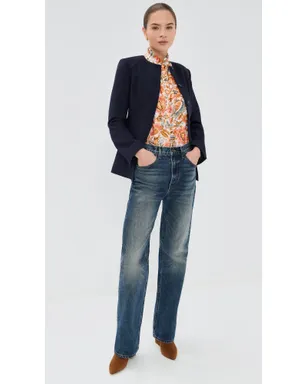 Alix of Bohemia Annabel Topaz Flower Shirt - サムネイル5