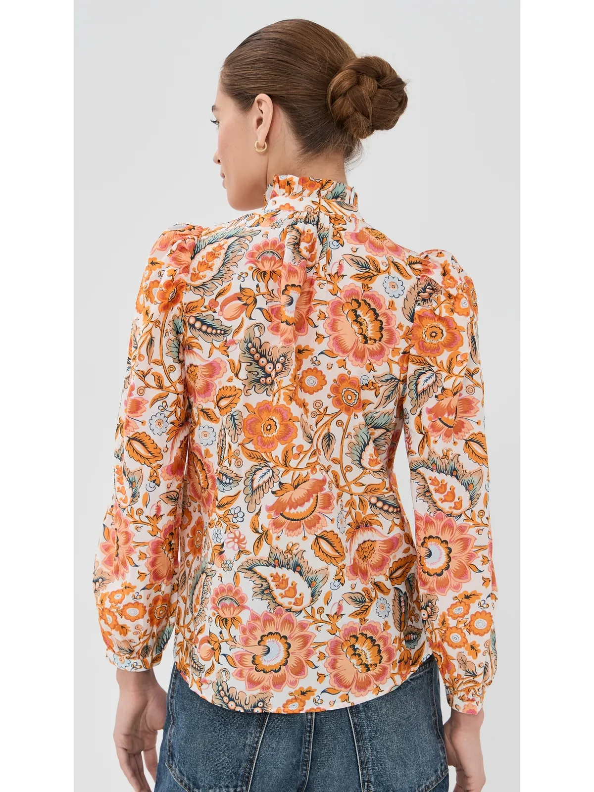Alix of Bohemia Annabel Topaz Flower Shirt - 画像3