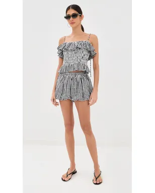 Alix of Bohemia Briar Sideshow チェック柄 バブルショーツ マルチカラー - サムネイル5