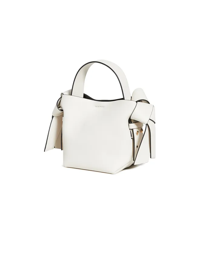 Acne Studios Acne Studios Musubi ミニバッグ ホワイト/ブラック ワンサイズの商品画像