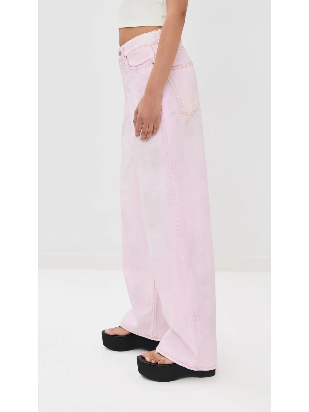 Acne Studios ピンク トラフィック トラウザー ペールピンク M - 画像5