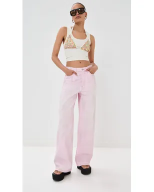 Acne Studios ピンク トラフィック トラウザー ペールピンク M - サムネイル2