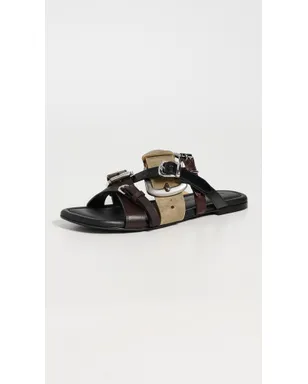 Acne Studios ベルティーサンダル マルチブラウン - サムネイル2