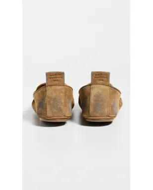 Acne Studios ボジャン スエード サドルローファー ベージュ/ブルー 39 - サムネイル4