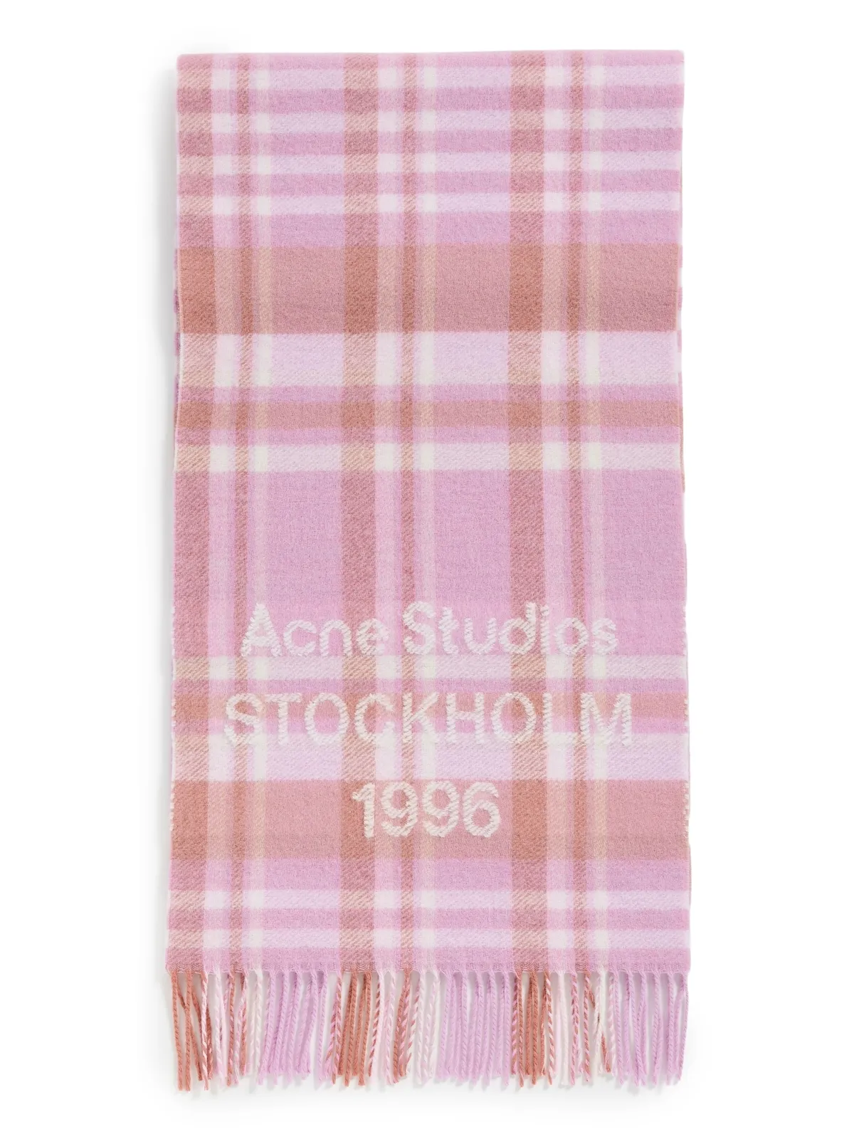 Acne Studios Venus Check 1996 RWS Scarf ピンク/フクシャ - 画像1