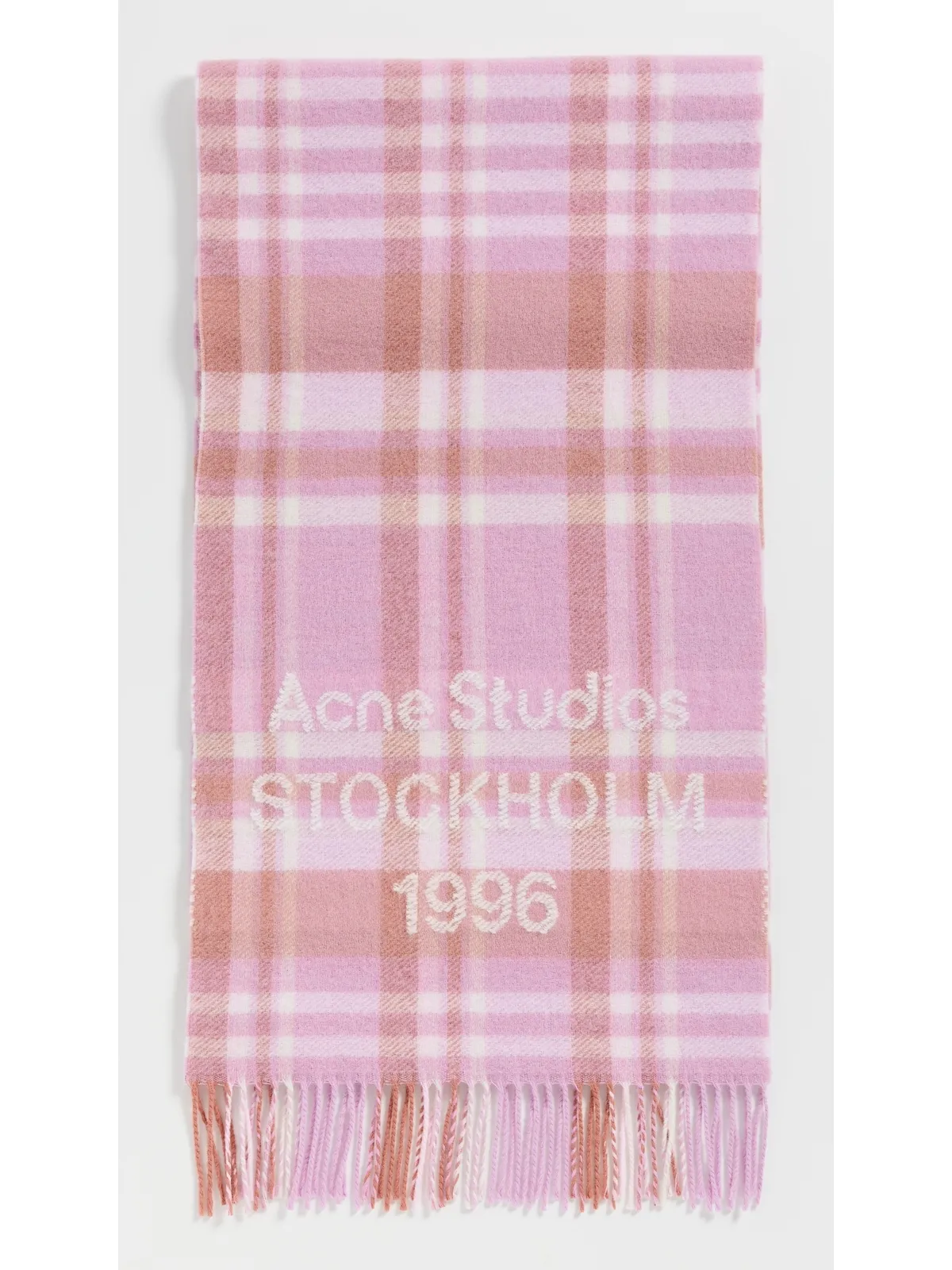 Acne Studios Venus Check 1996 RWS Scarf ピンク/フクシャ - 画像2