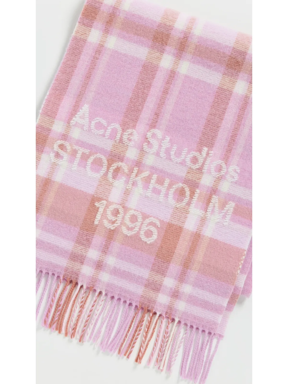 Acne Studios Venus Check 1996 RWS Scarf ピンク/フクシャ - 画像4