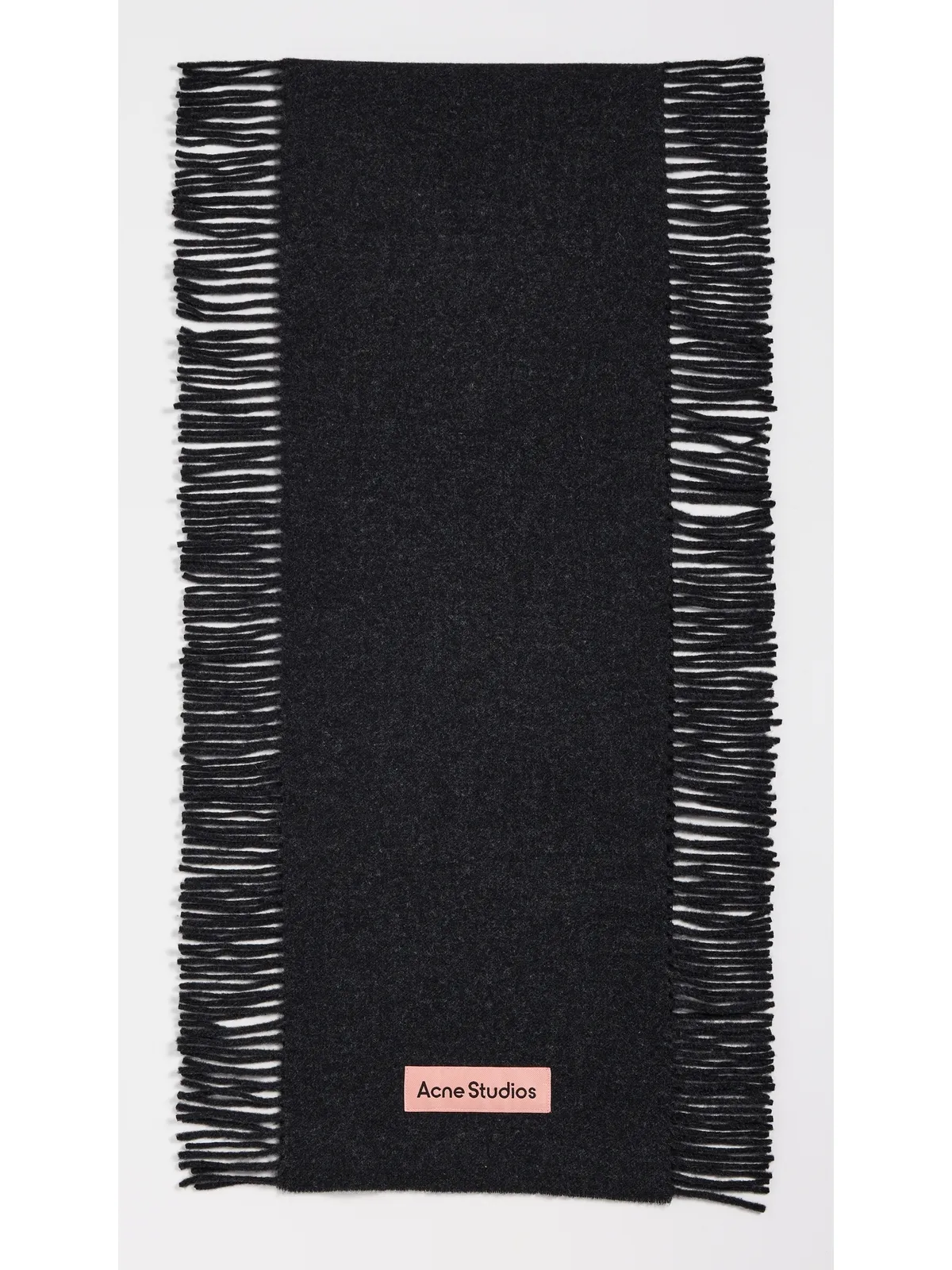 Acne Studios カナダ キャンキャン RWS スカーフ ブラックメランジ - 画像2