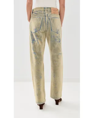 Acne Studios ルーズフィット 5ポケット デニム ブルー/ベージュ 36 - サムネイル3