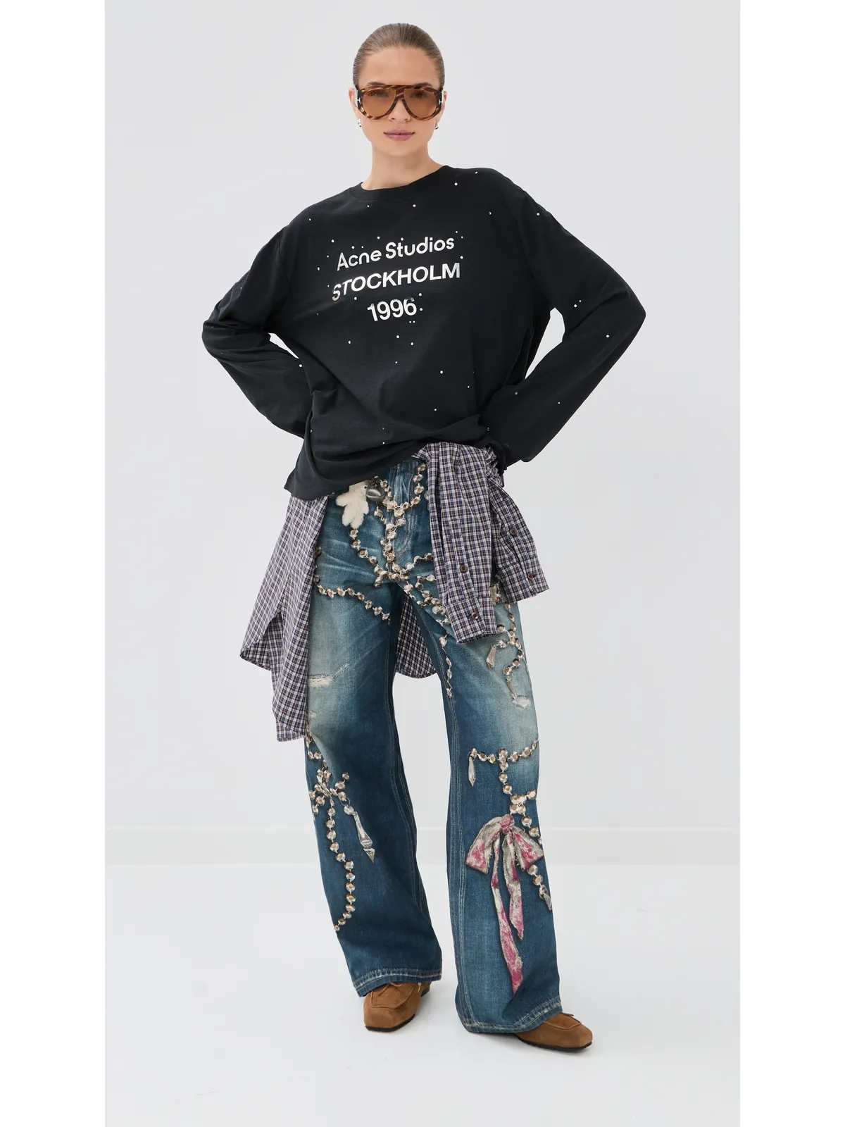 Acne Studios 1981 Casual トラウザーズ デニム - 画像2