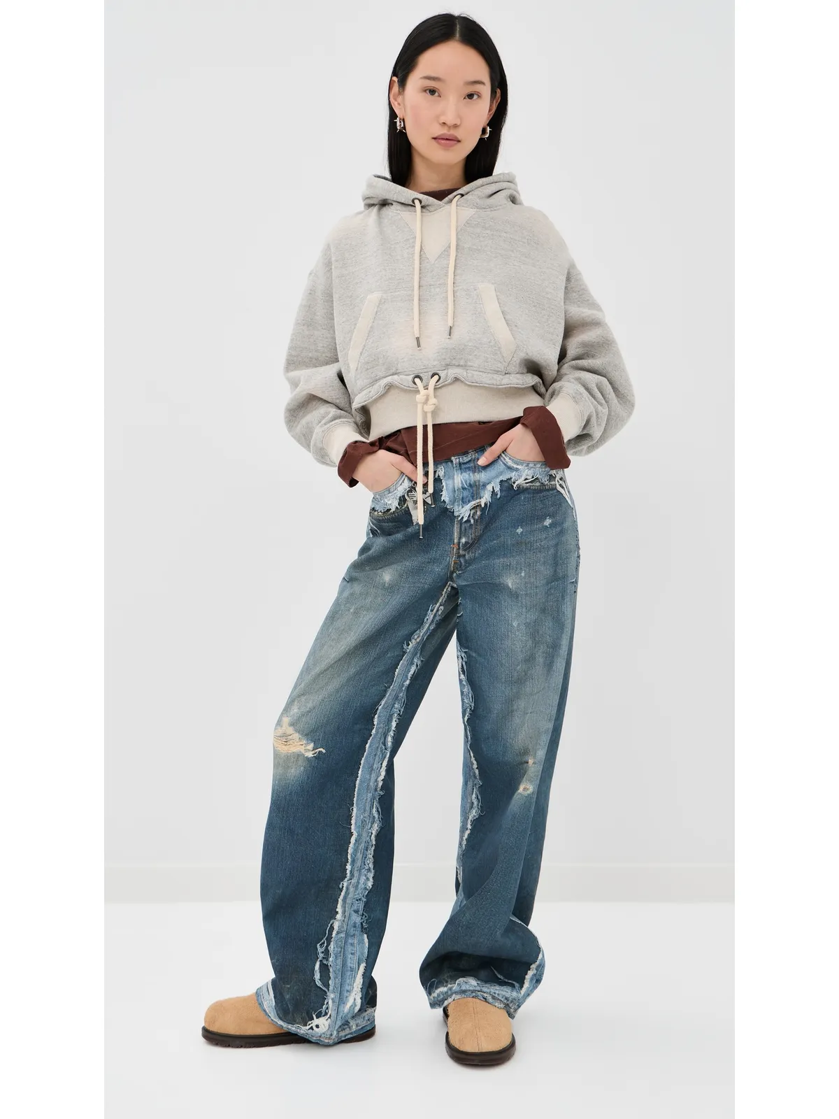Acne Studios 1981 デニムパンツ ミッドブルー - 画像5