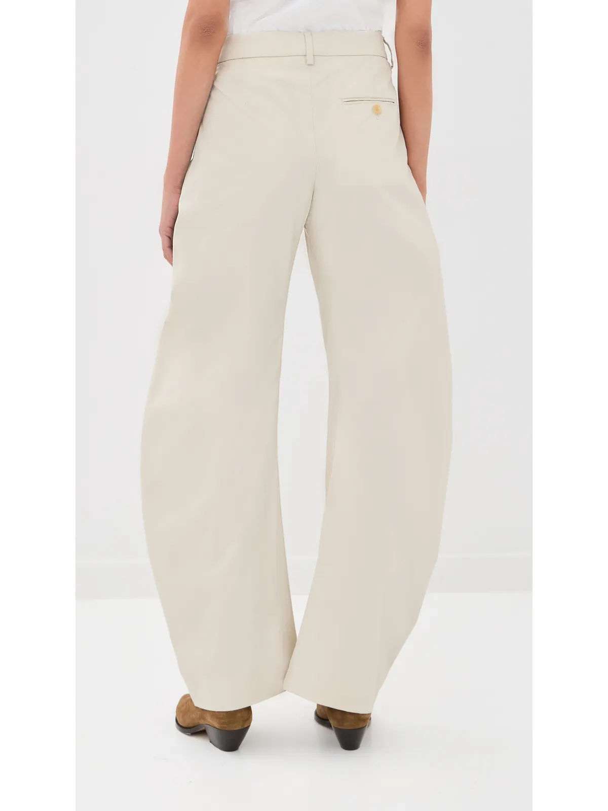 Acne Studios バレルレッグパンツ ライトベージュ - 画像5