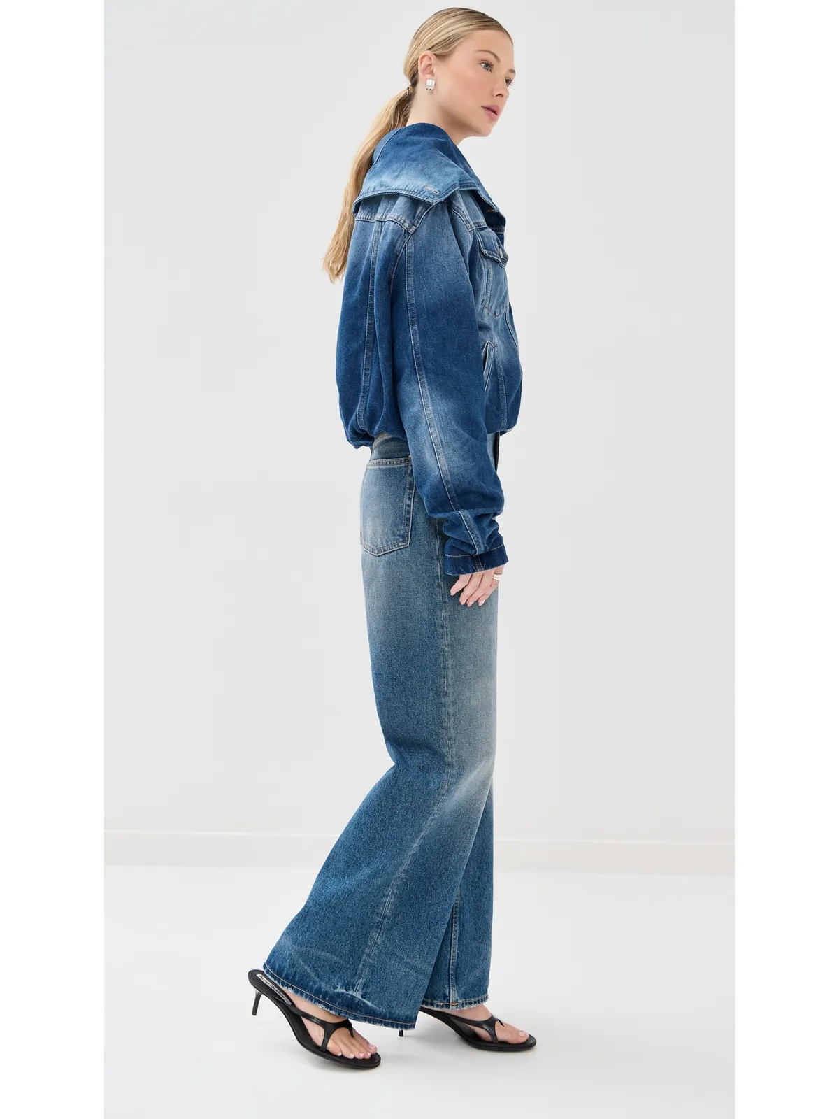 Acne Studios デニムコーストブルー ジャケット - 画像5