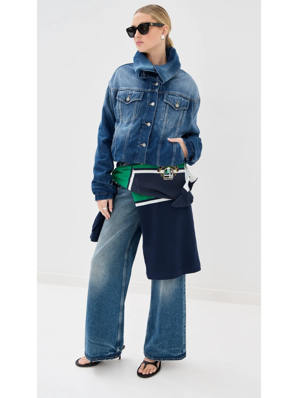 Acne Studios デニムコーストブルー ジャケット - 画像2