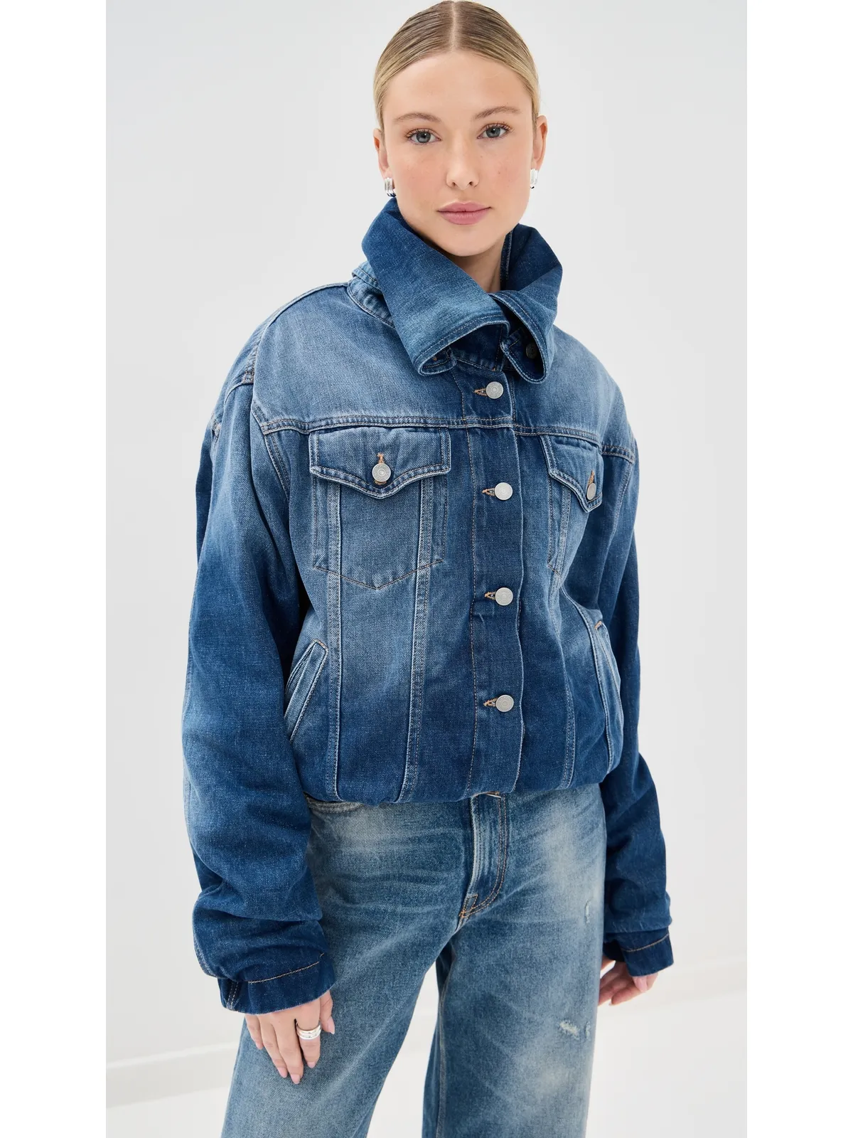 Acne Studios デニムコーストブルー ジャケット - 画像3