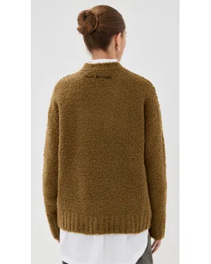 Acne Studios テディアニメーション クルーネックセーター カーキベージュ - サムネイル3