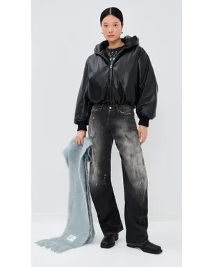 Acne Studios Grain フェイクレザー ジャケット ブラック - サムネイル5