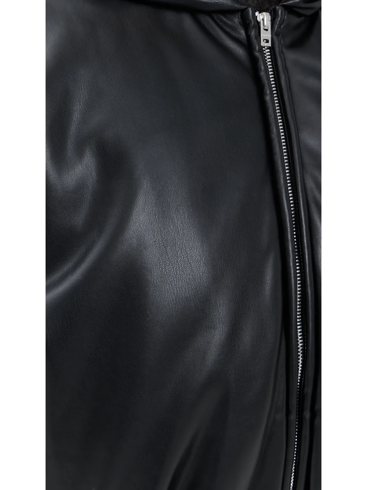 Acne Studios Grain フェイクレザー ジャケット ブラック - 画像6