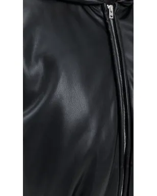 Acne Studios Grain フェイクレザー ジャケット ブラック - サムネイル6