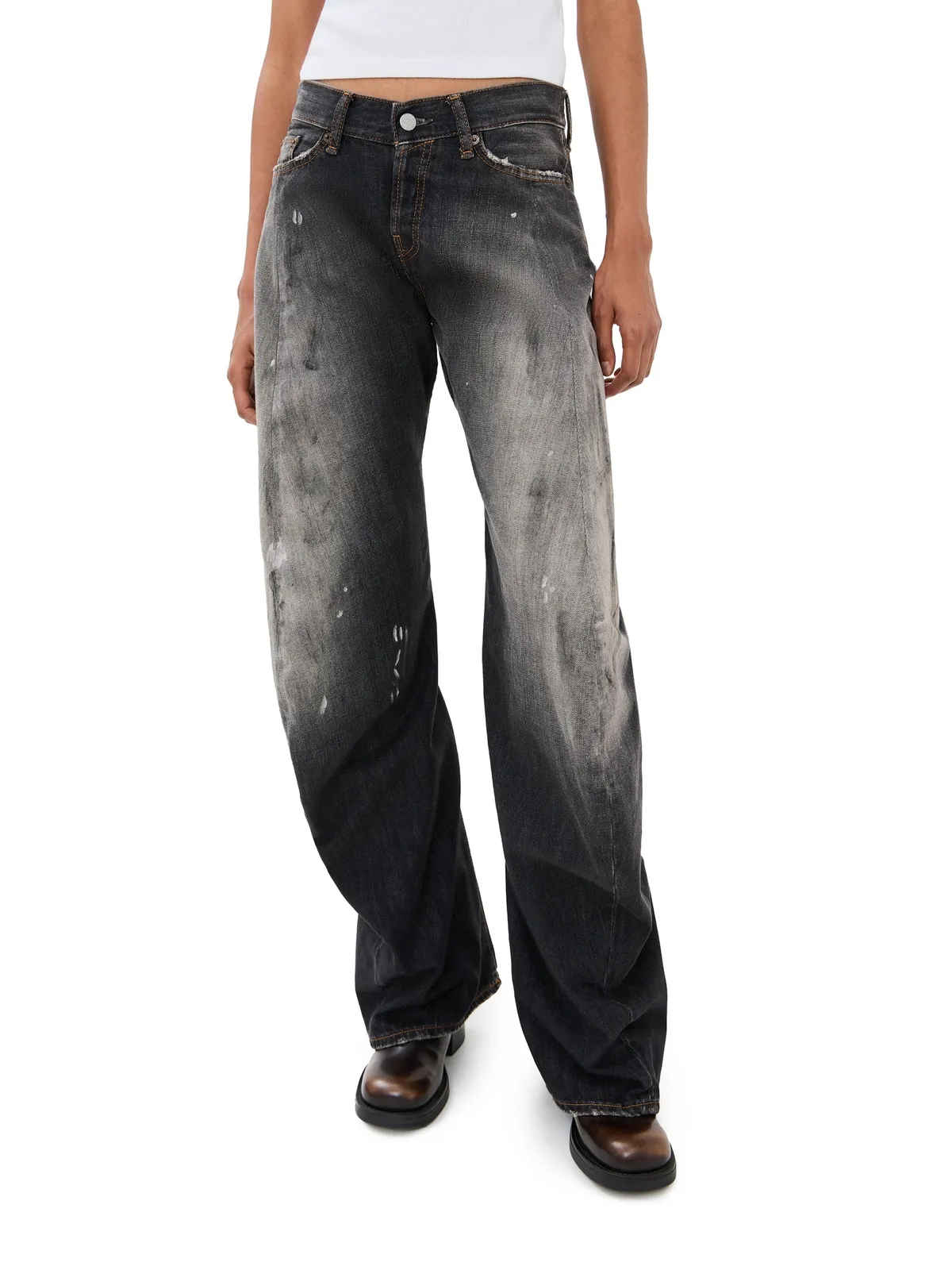 Acne Studios Trafalgar 5 Pocket Jeans Black - 画像1